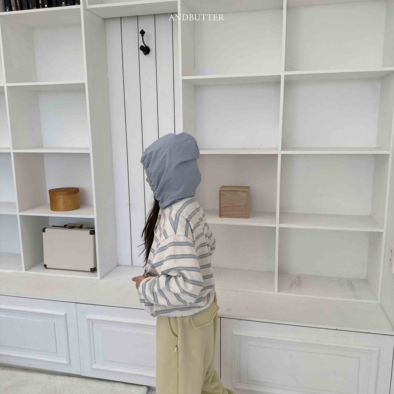 《予約》Today Stripe Hood / andbutter