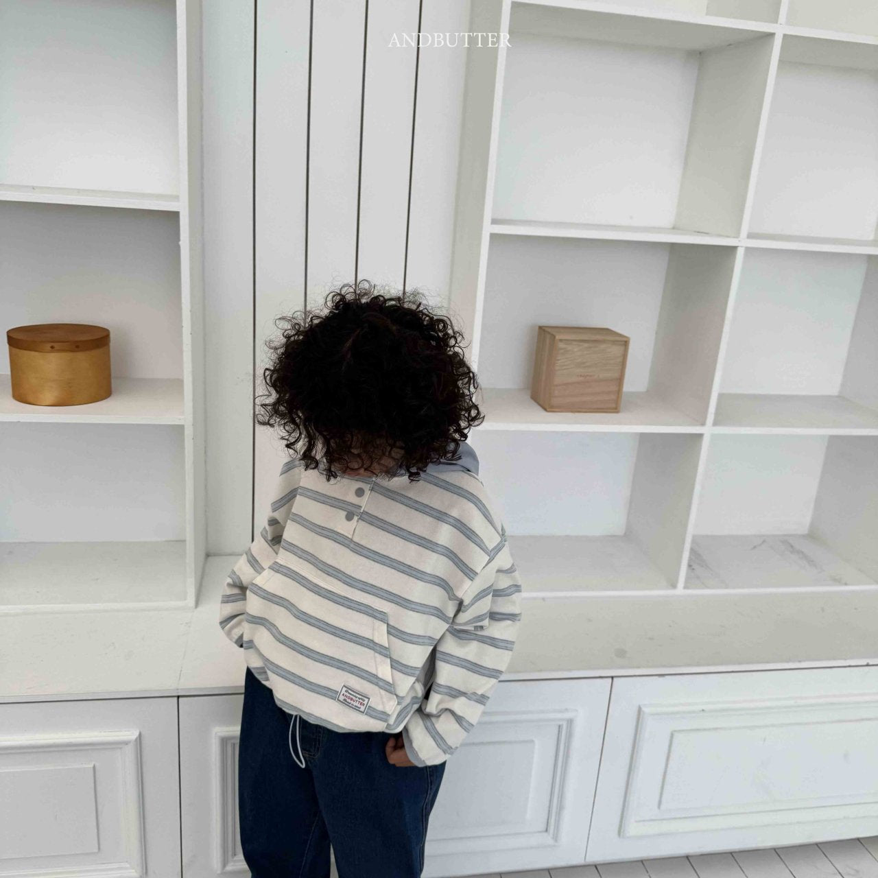 《予約》Today Stripe Hood / andbutter
