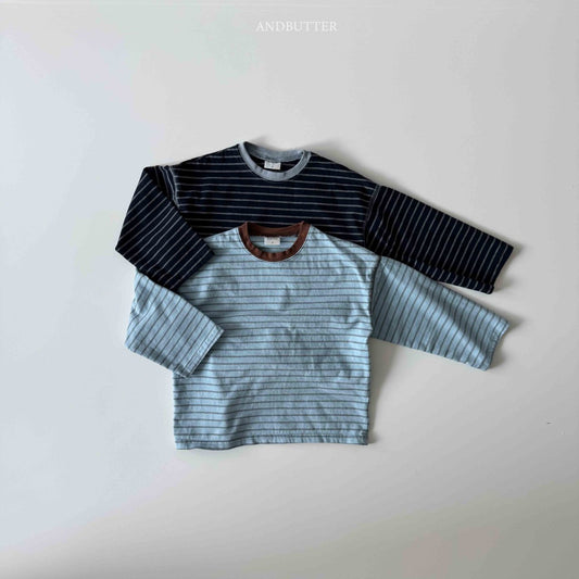 《予約》Classic Stripe Tee / andbutter