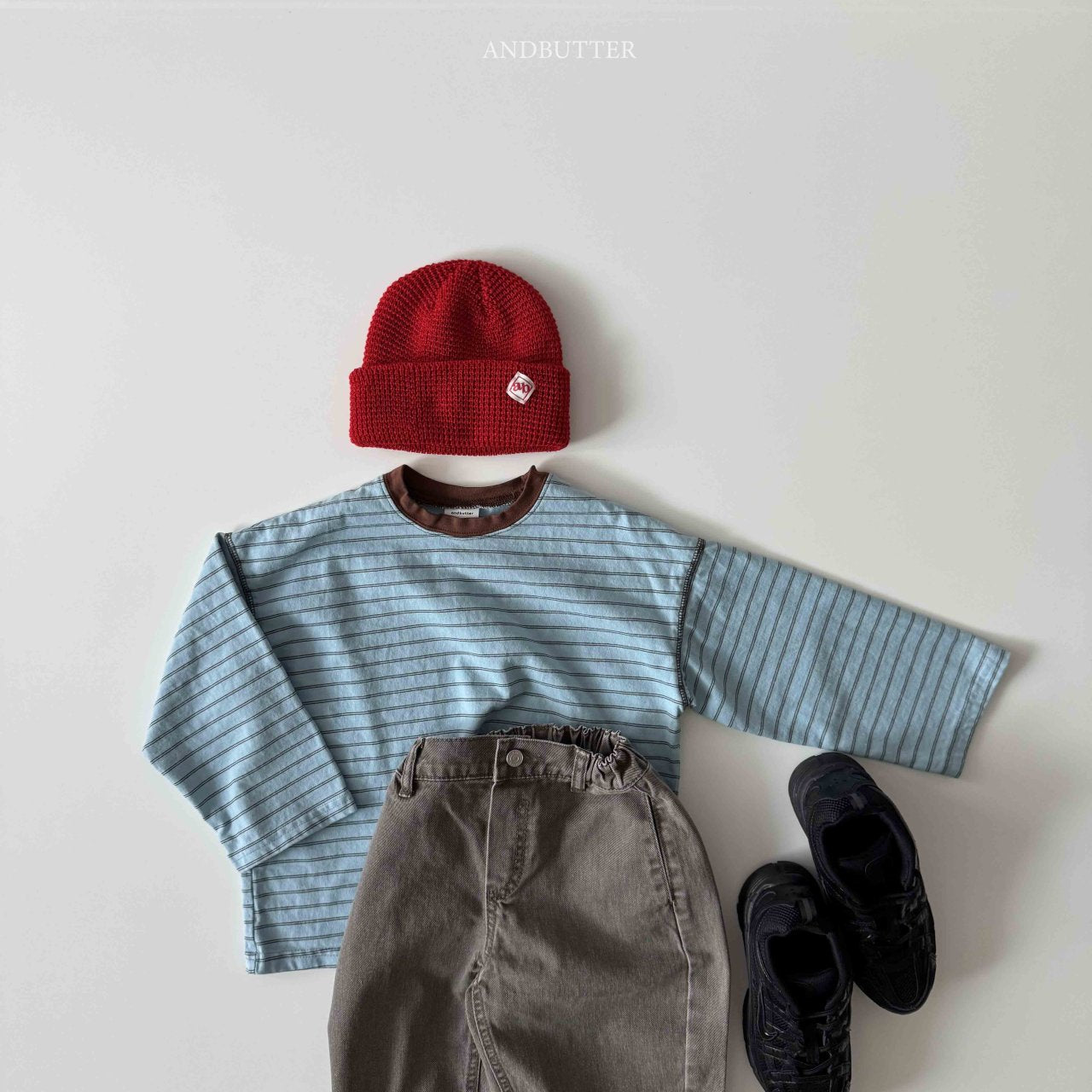 《予約》Classic Stripe Tee / andbutter