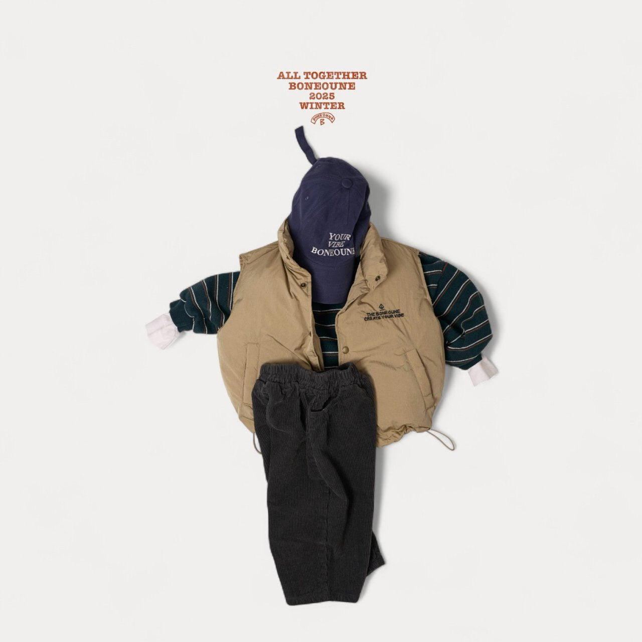 《予約》Duck Down Vest / Boneoune