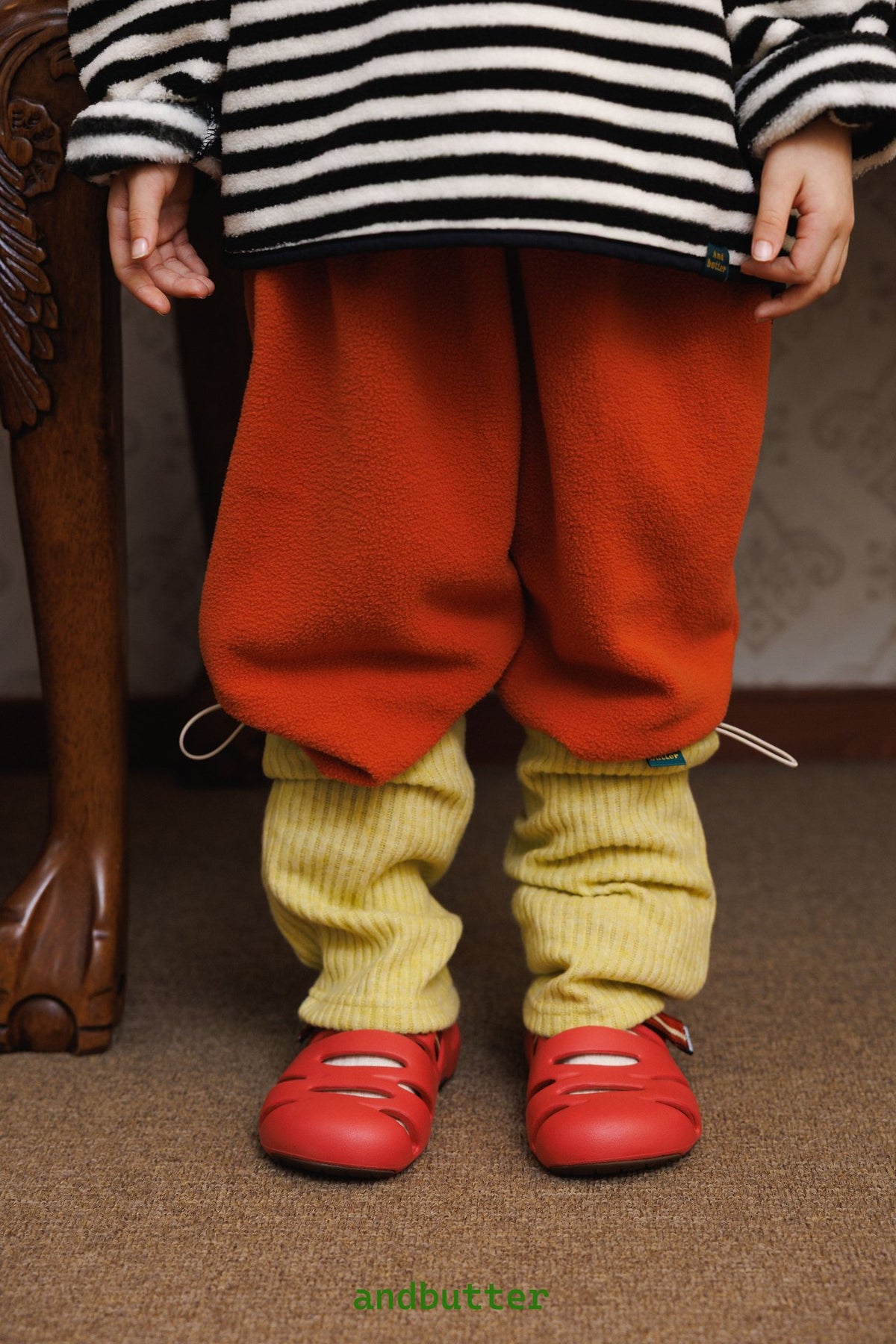 《予約》Knit Leg Warmers / ANDBUTTER