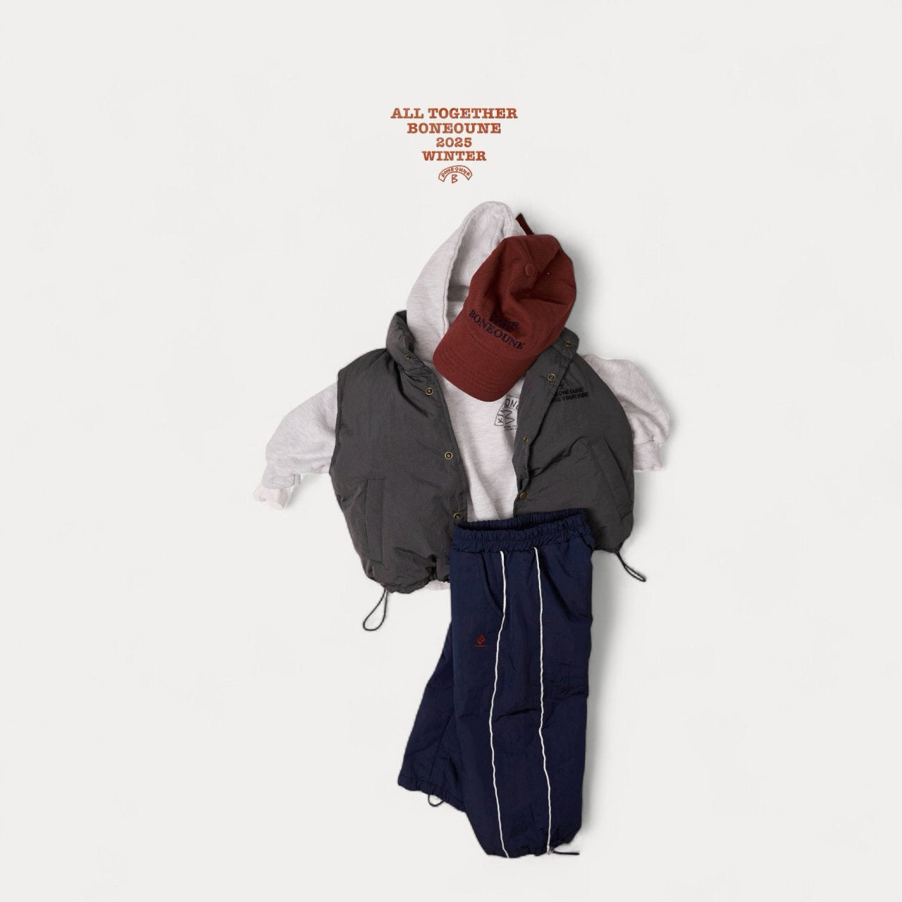 《予約》Duck Down Vest / Boneoune