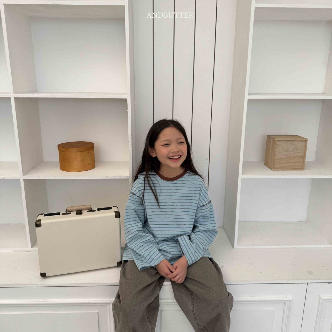 《予約》Classic Stripe Tee / andbutter