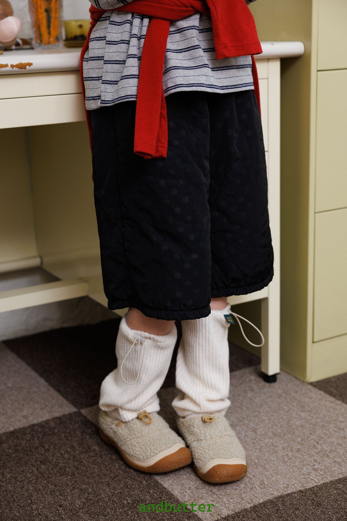 《予約》Knit Leg Warmers / ANDBUTTER