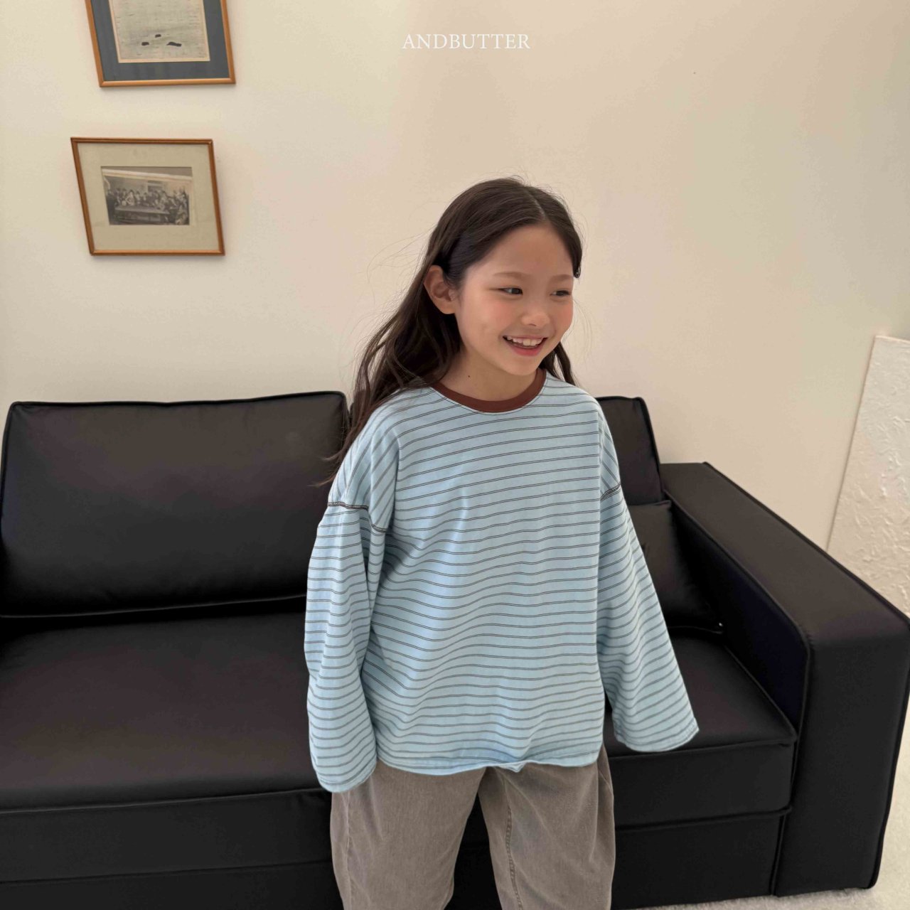 《予約》Classic Stripe Tee / andbutter