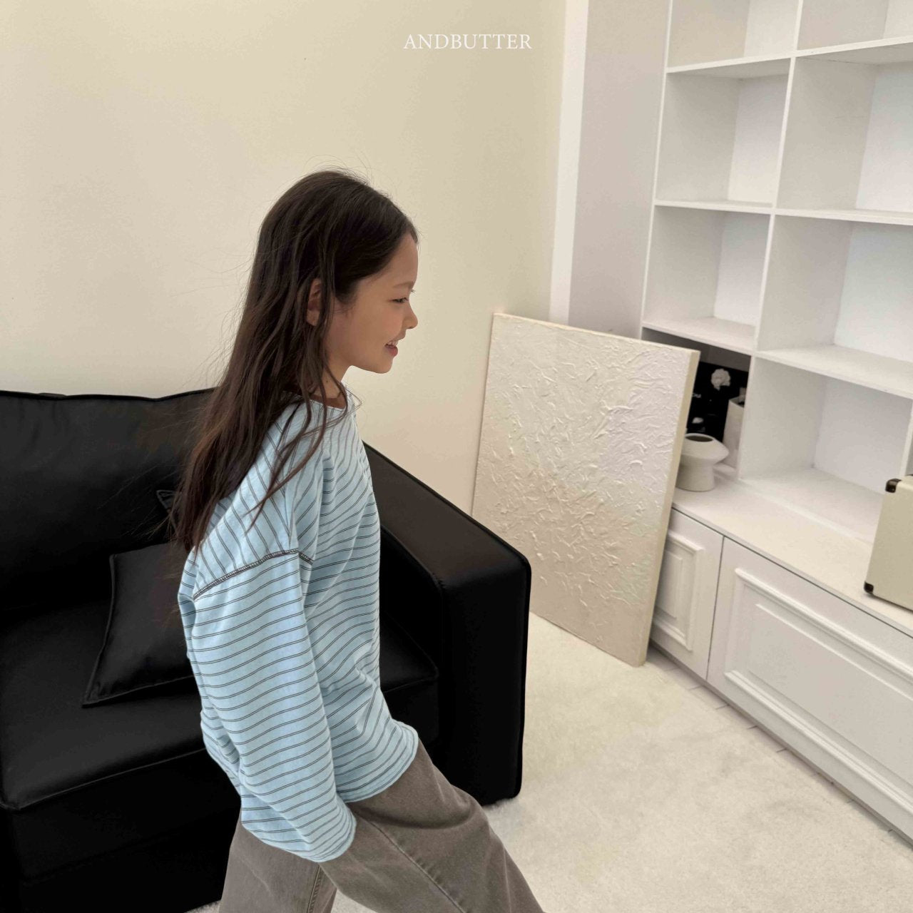 《予約》Classic Stripe Tee / andbutter