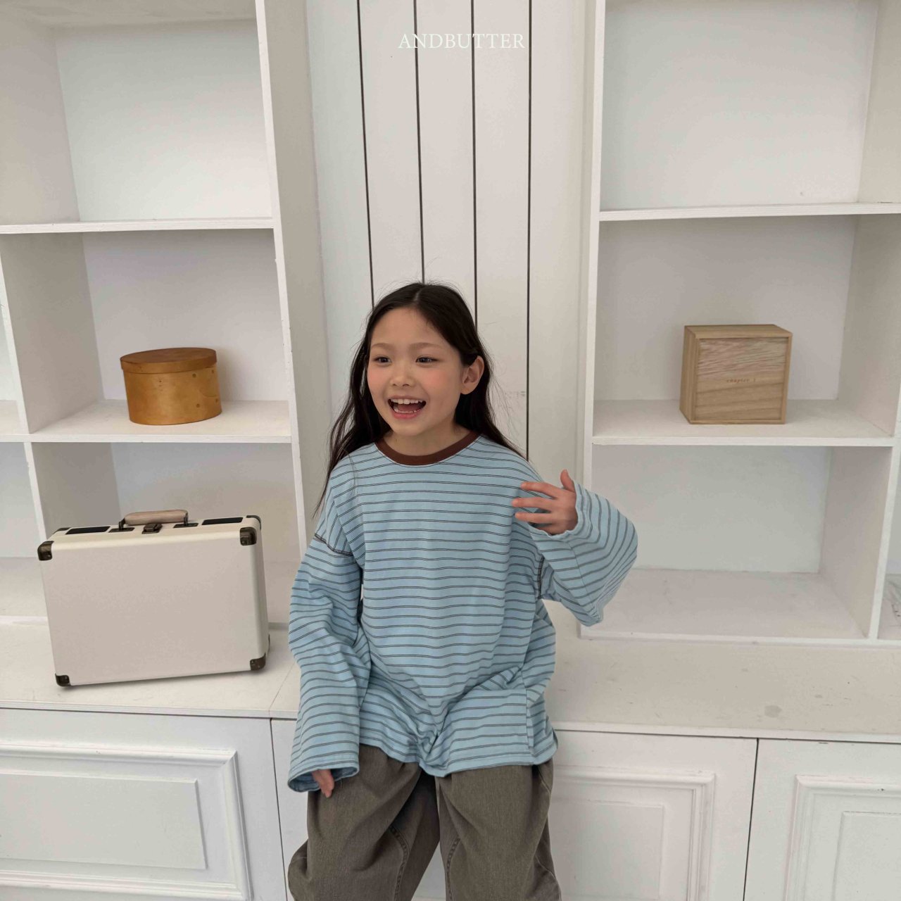 《予約》Classic Stripe Tee / andbutter