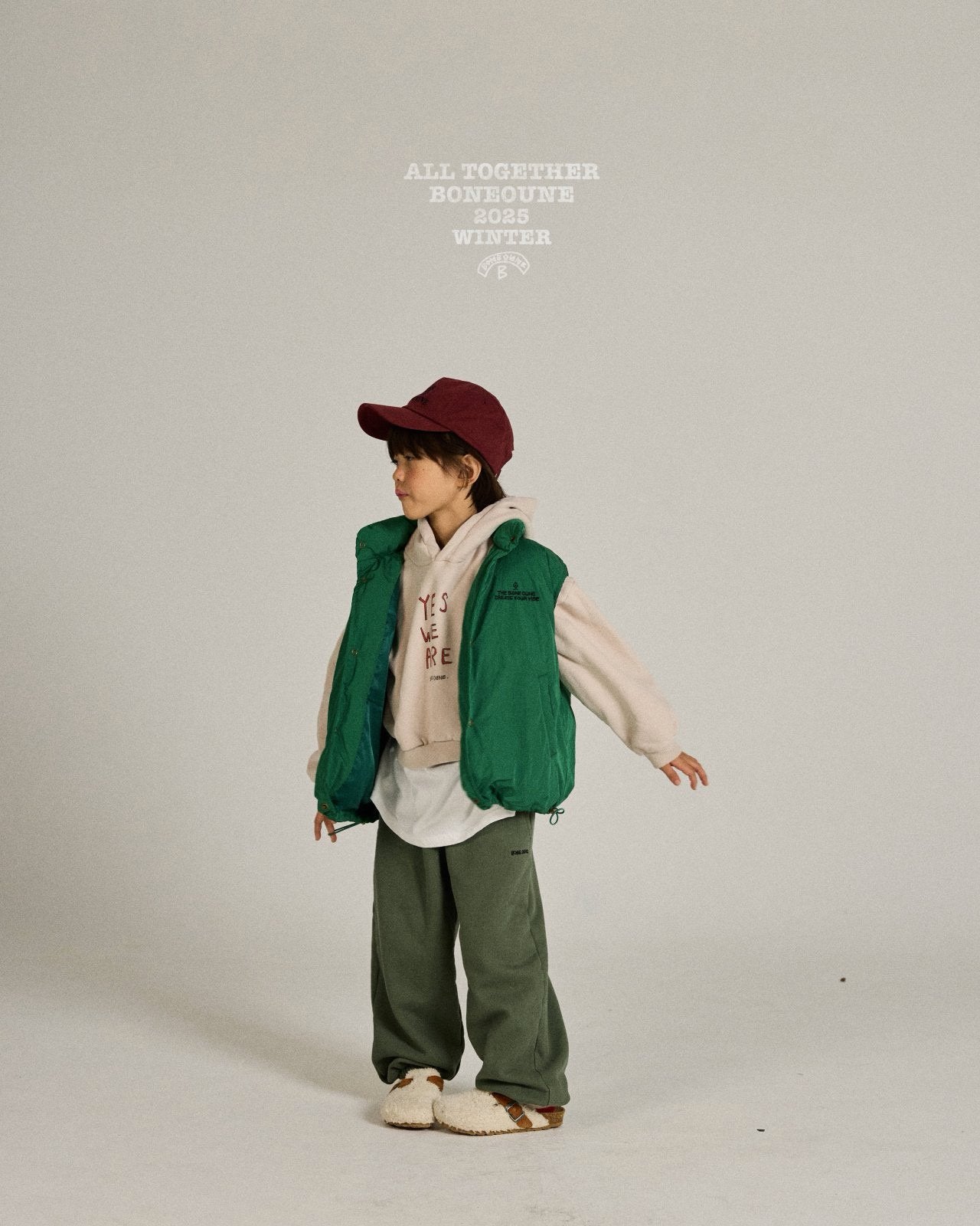 《予約》Duck Down Vest / Boneoune