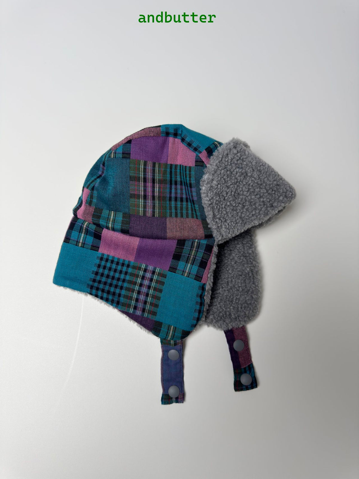 《予約》Mixed Check Flight Cap / ANDBUTTER