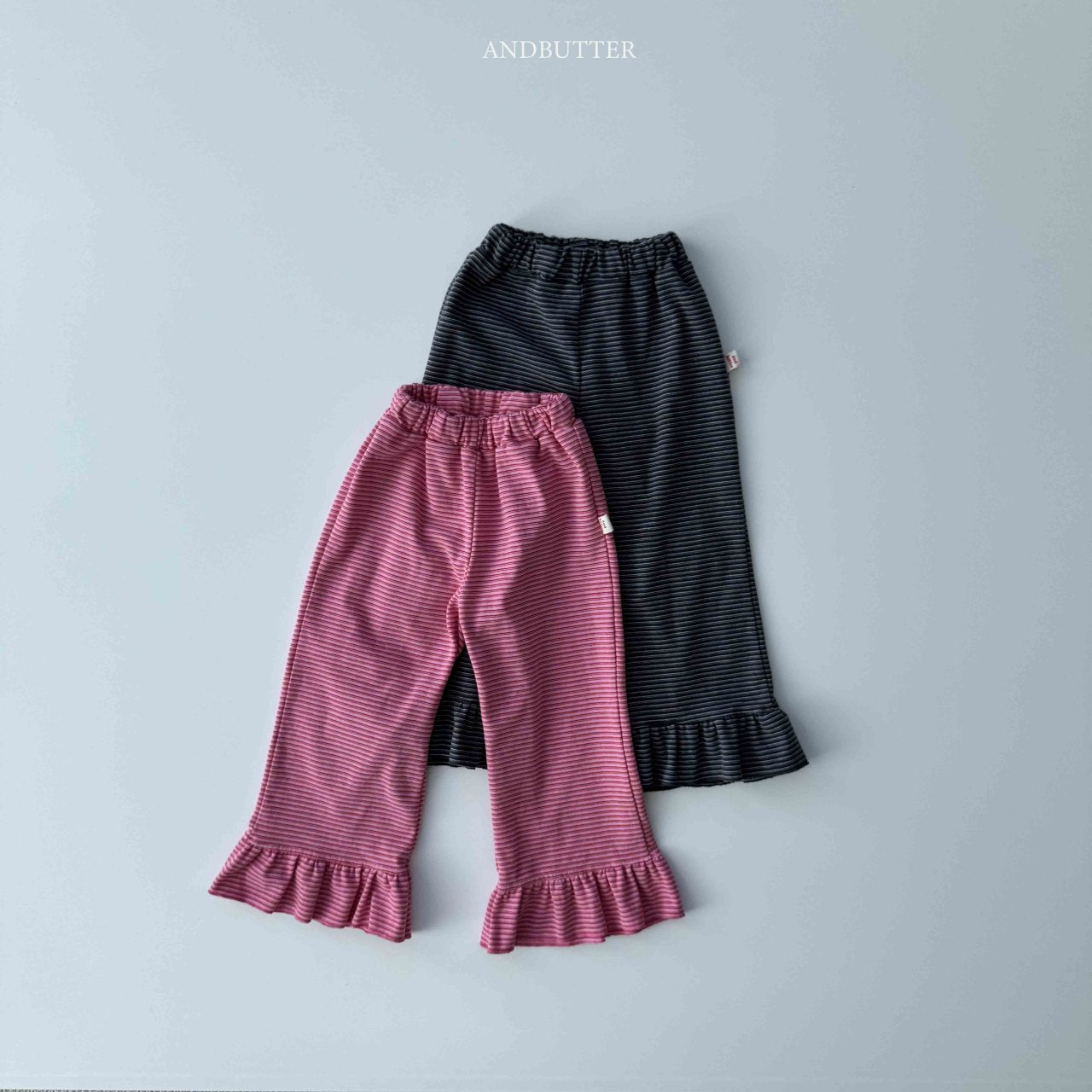 《予約》Frill Bootcut Pants / andbutter