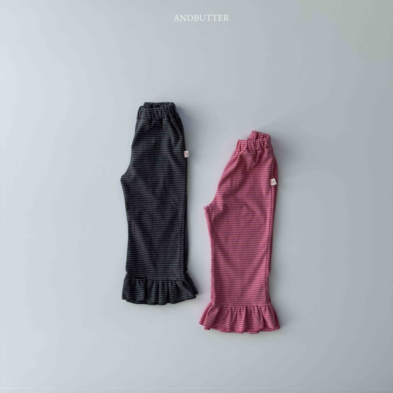 《予約》Frill Bootcut Pants / andbutter