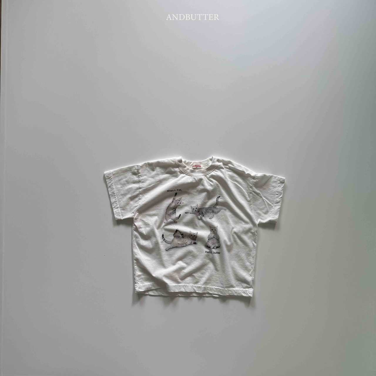 《予約》Hello Cat Tee / andbutter