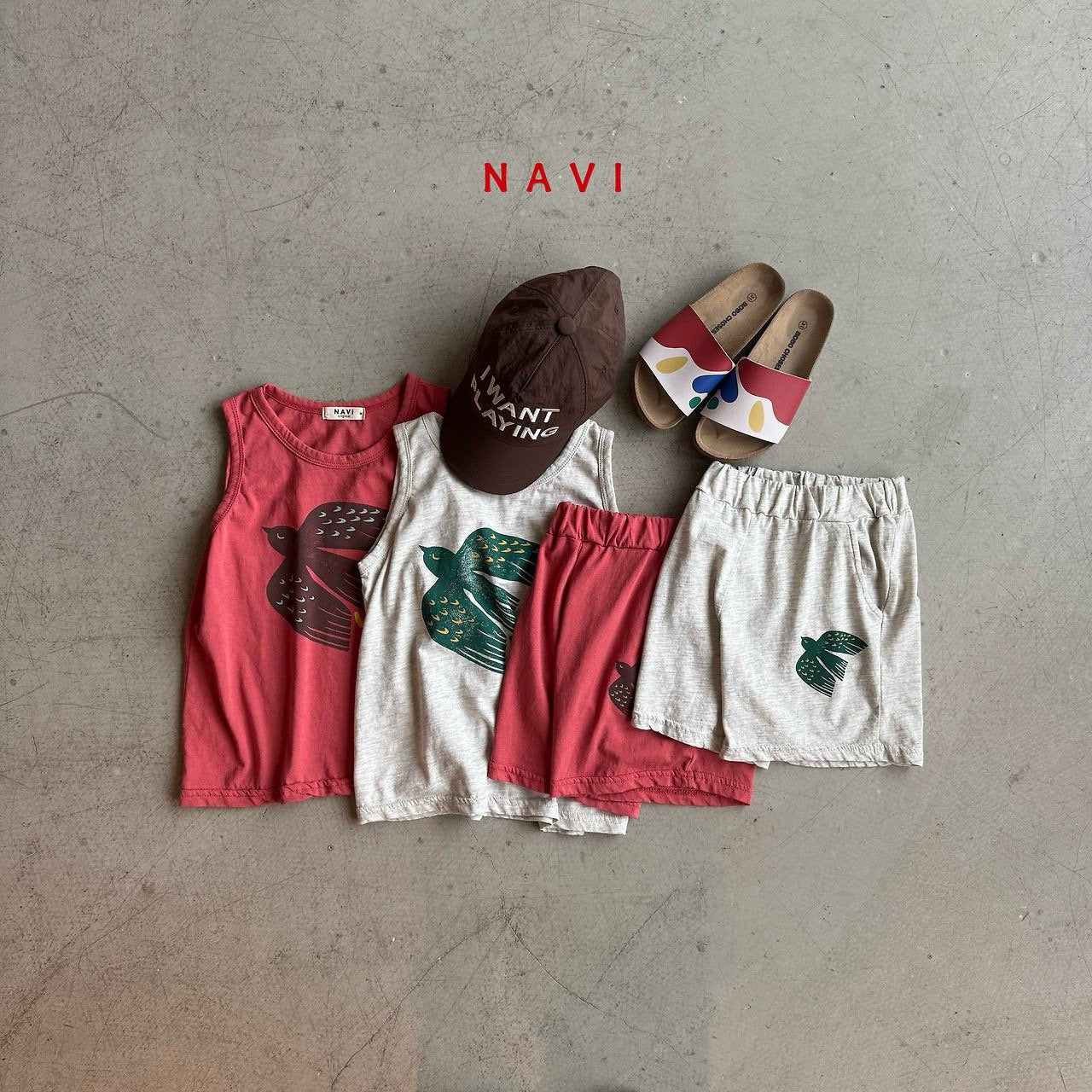 《予約》Wings Pants / Navi