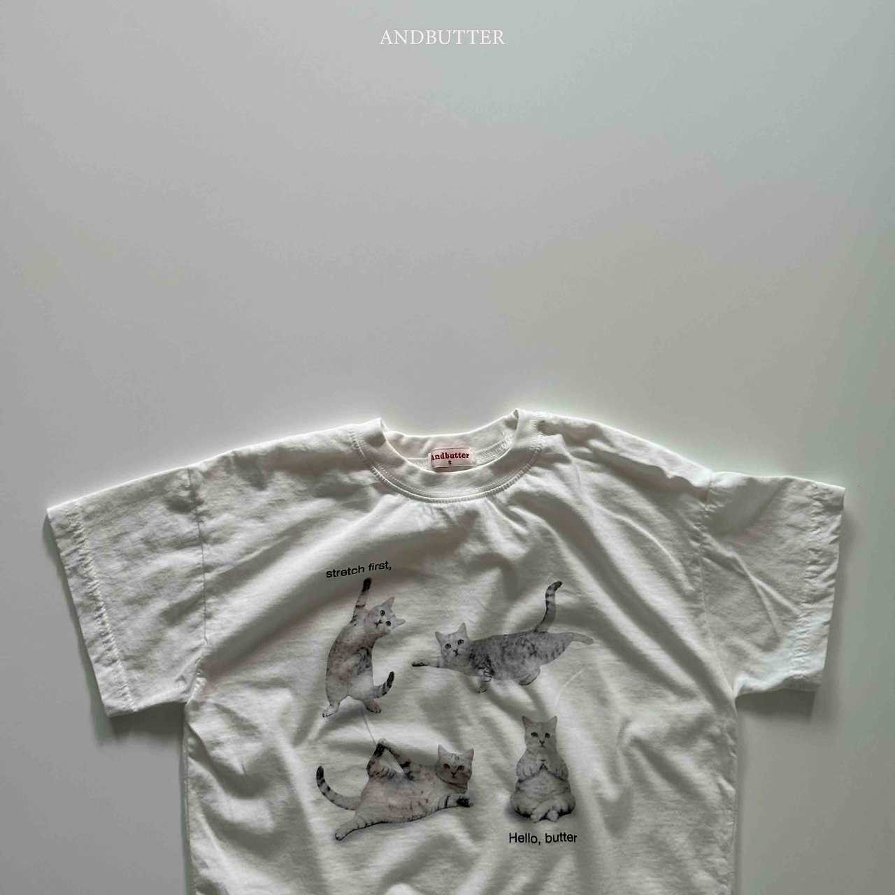 《予約》Hello Cat Tee / andbutter