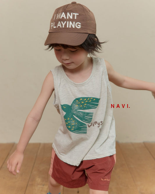 《予約》Wings Sleeveless / Navi