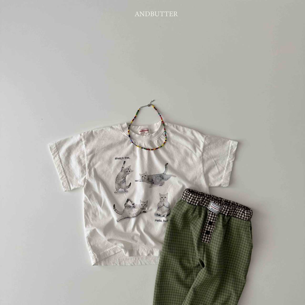《予約》Hello Cat Tee / andbutter