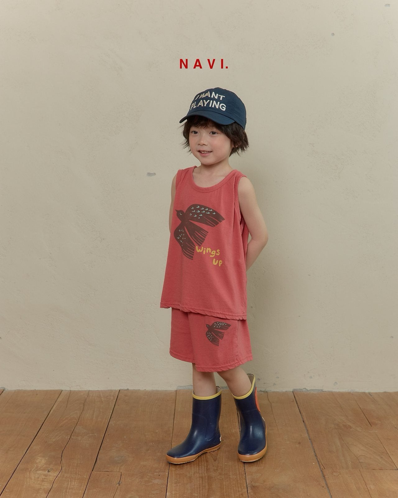 《予約》Wings Sleeveless / Navi