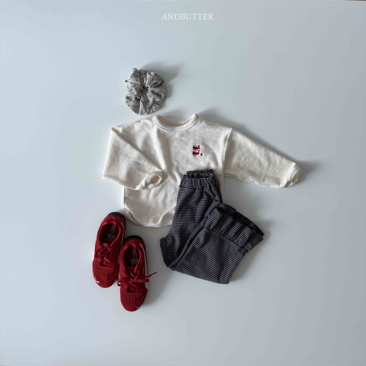 《予約》Frill Bootcut Pants / andbutter