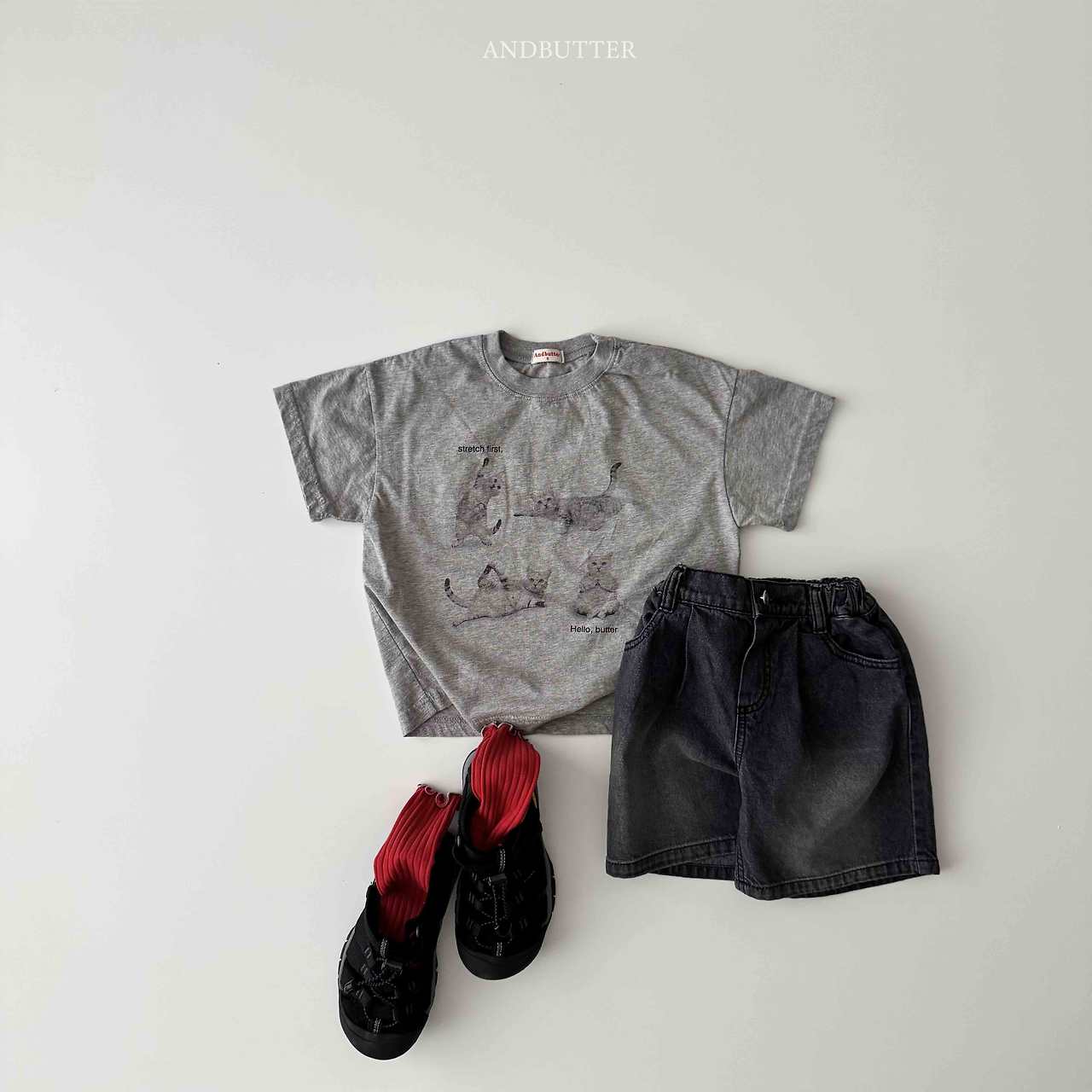 《予約》Hello Cat Tee / andbutter