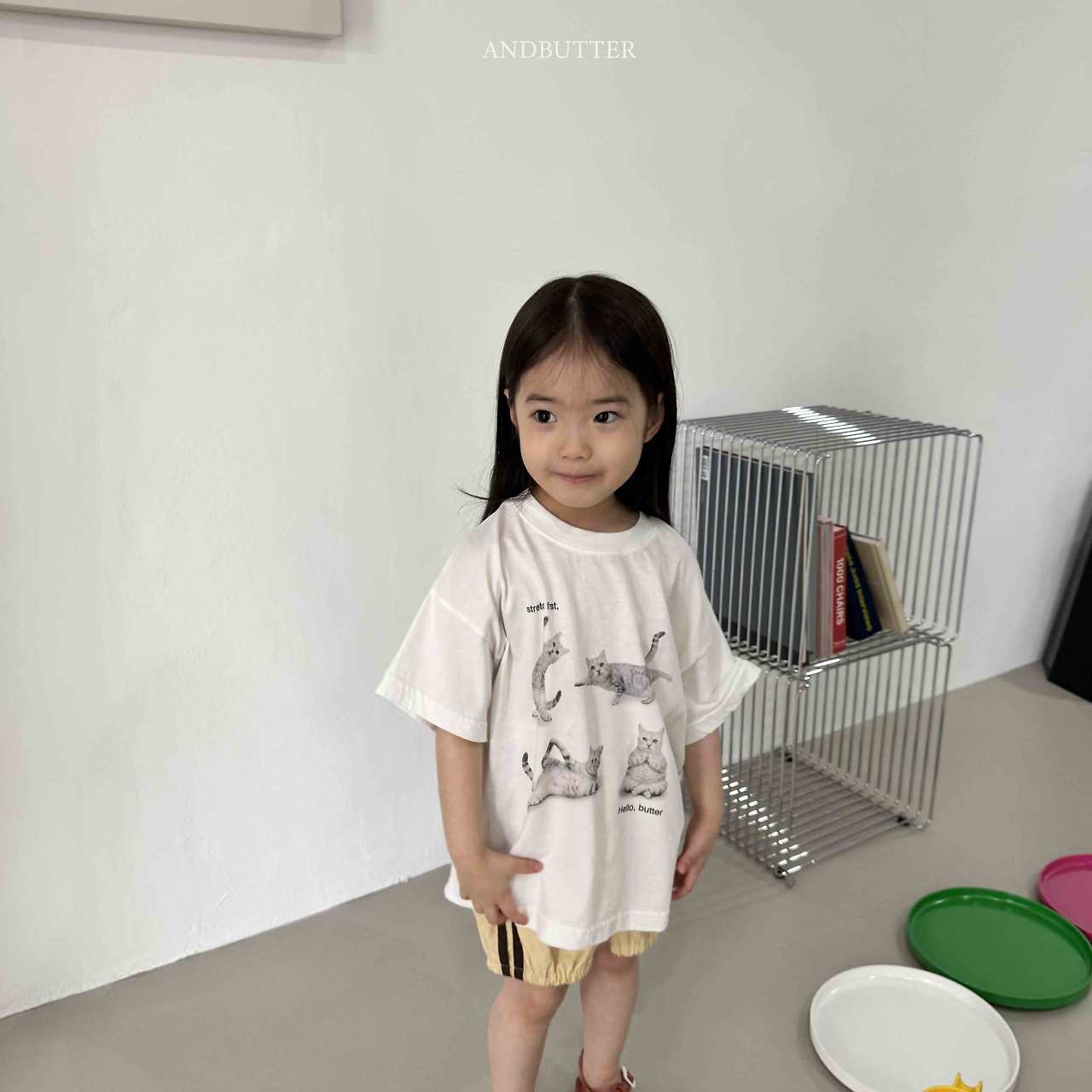 《予約》Hello Cat Tee / andbutter