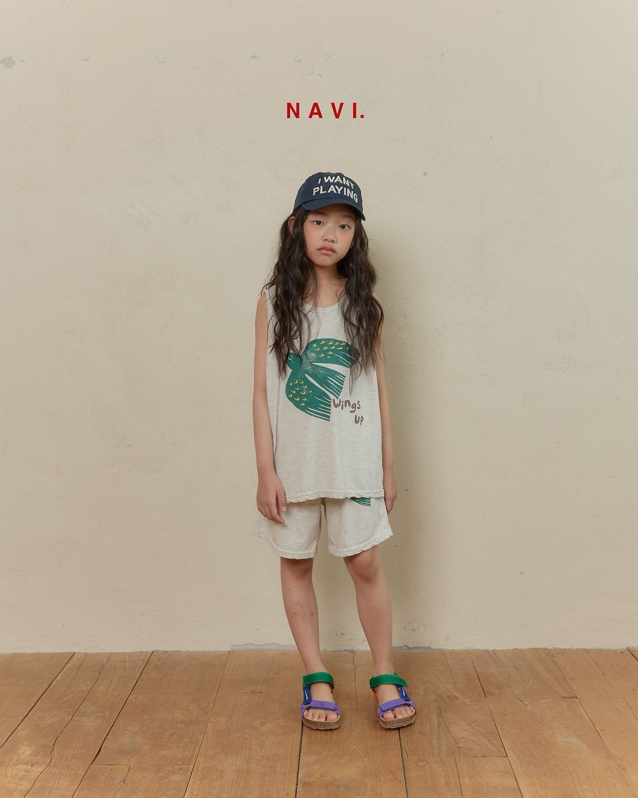 《予約》Wings Sleeveless / Navi