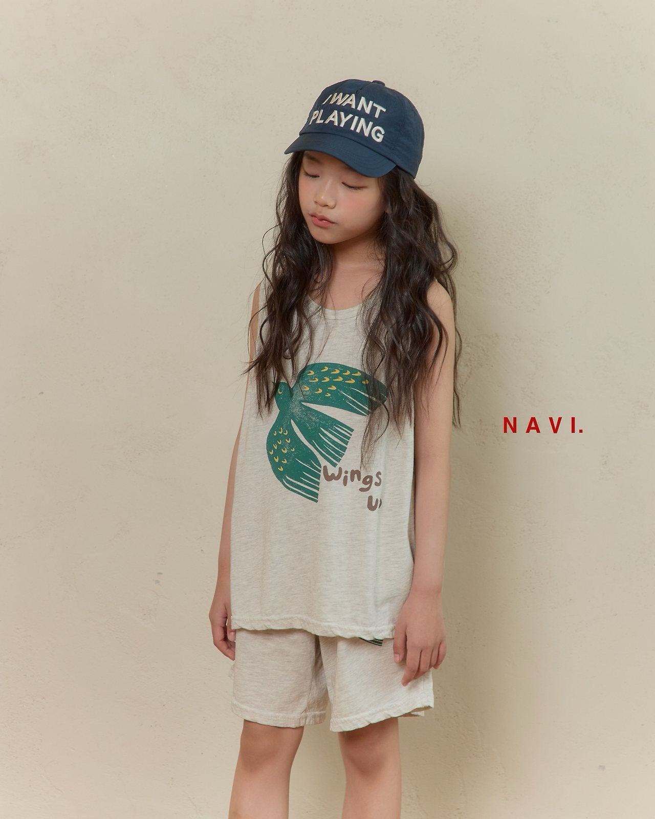 《予約》Wings Sleeveless / Navi