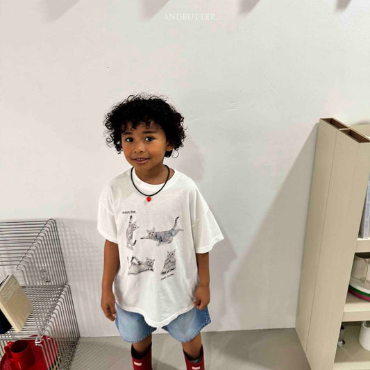 《予約》Hello Cat Tee / andbutter