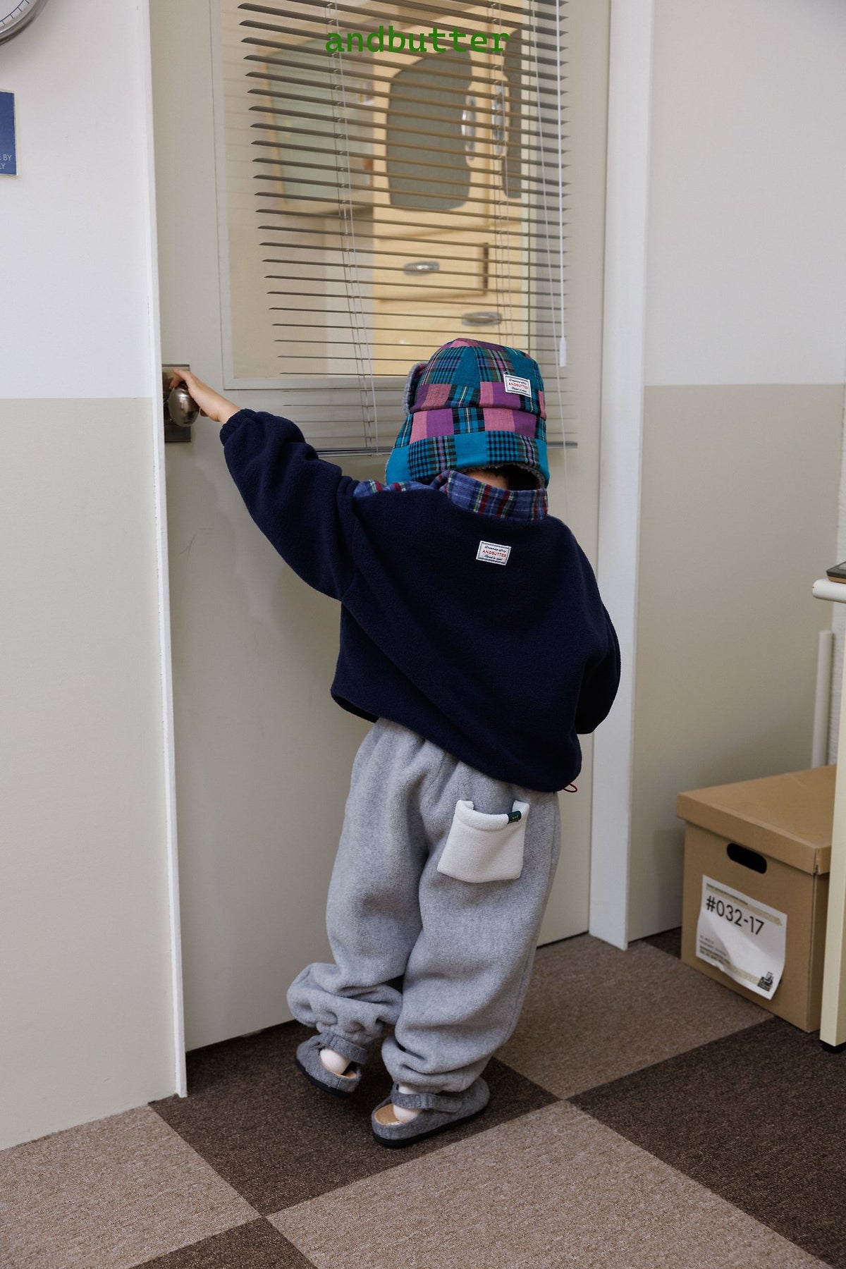 《予約》Mixed Check Flight Cap / ANDBUTTER