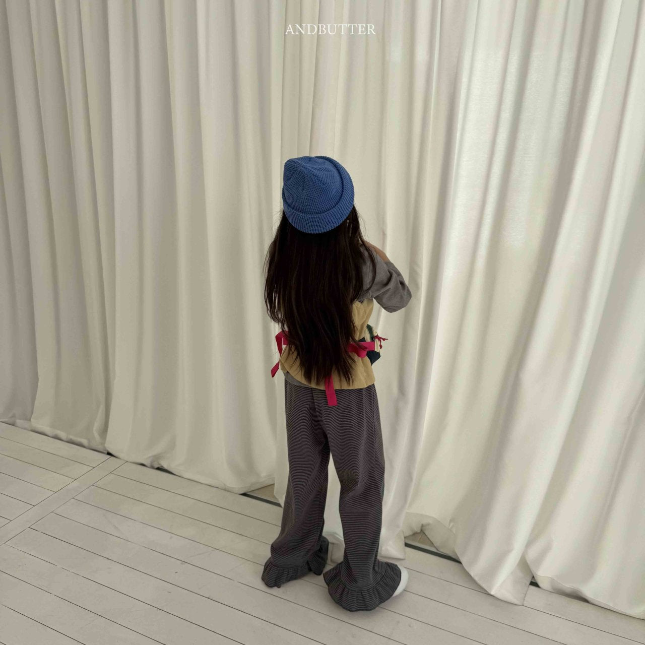 《予約》Frill Bootcut Pants / andbutter