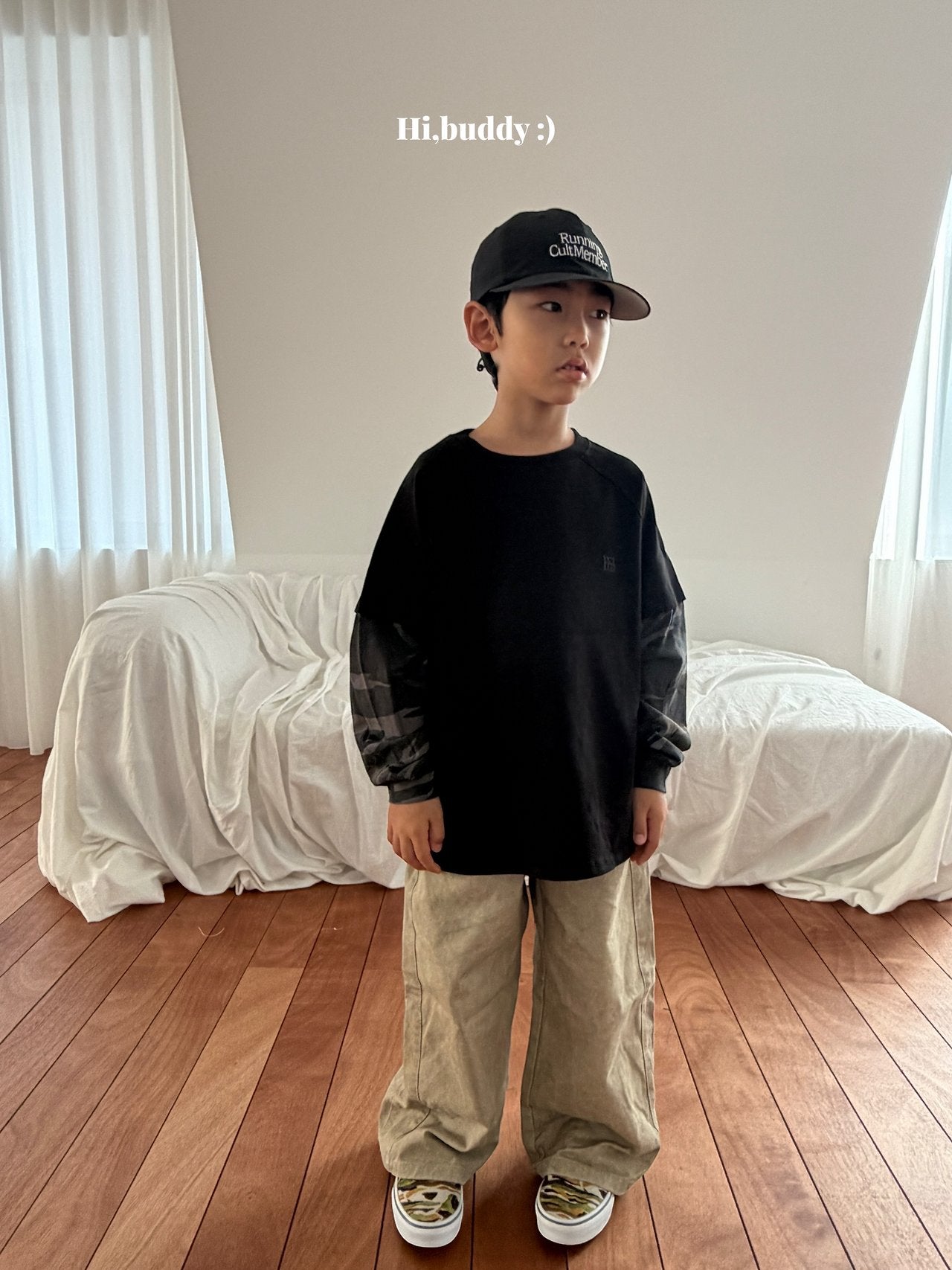 《予約》Double Camo Tee / Hi,buddy