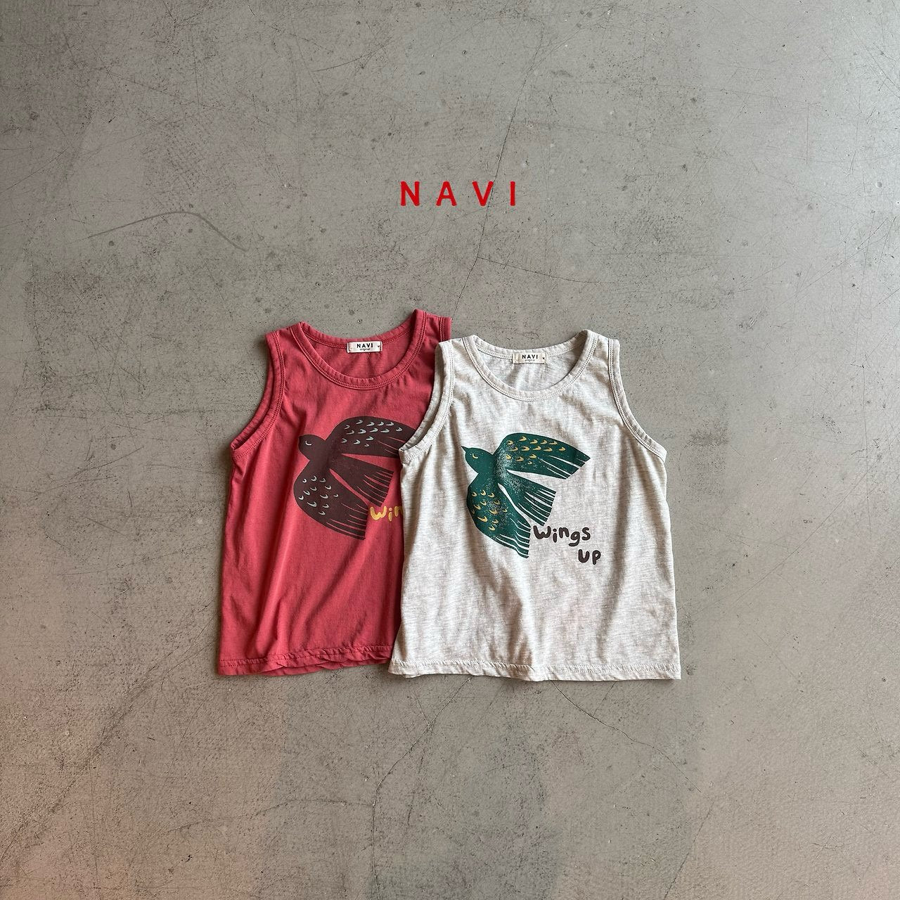 《予約》Wings Sleeveless / Navi