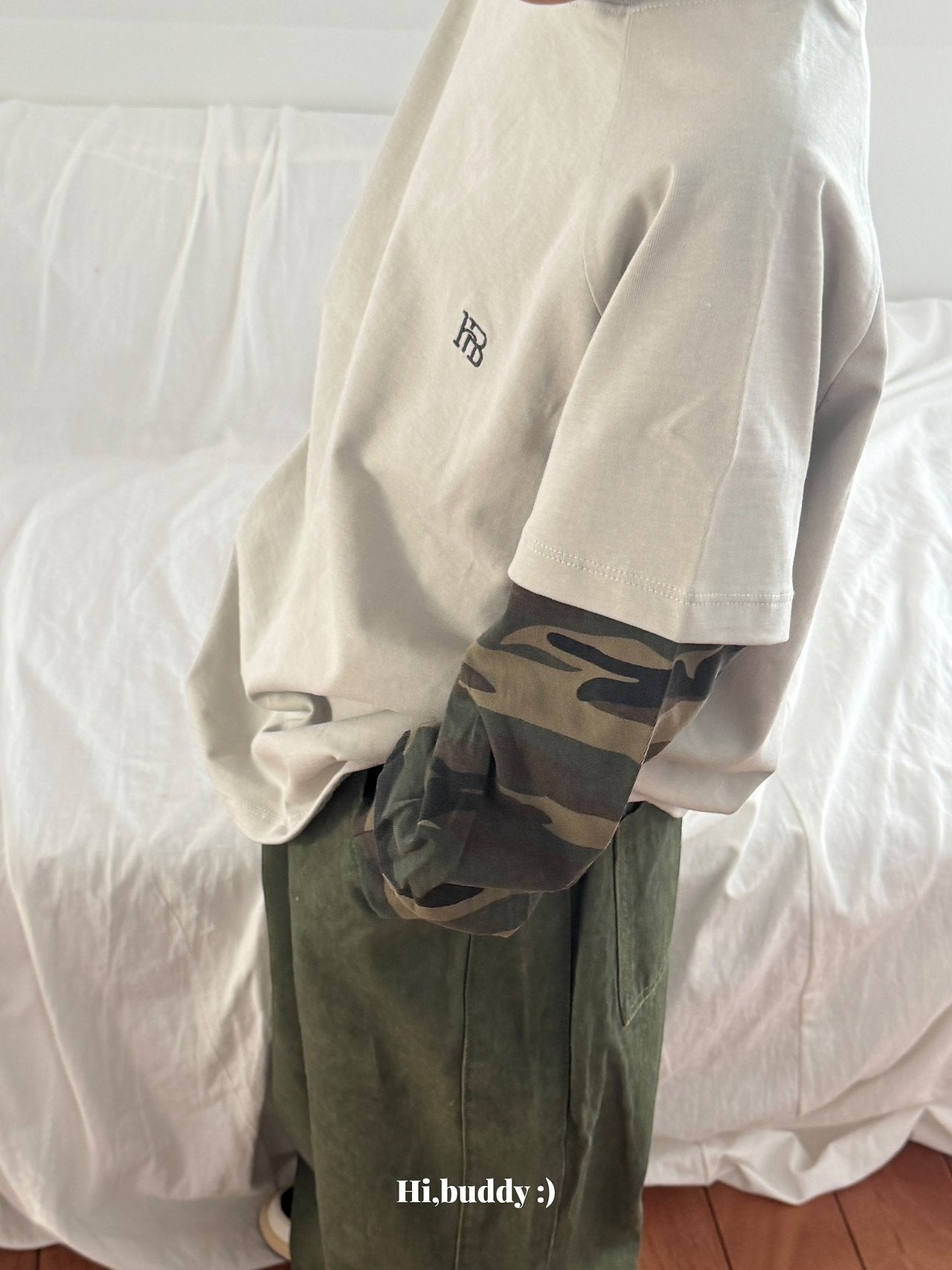 《予約》Double Camo Tee / Hi,buddy