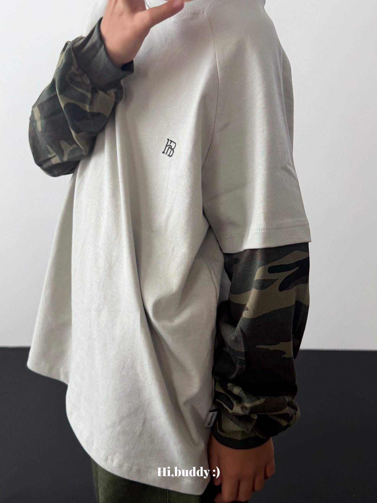 《予約》Double Camo Tee / Hi,buddy