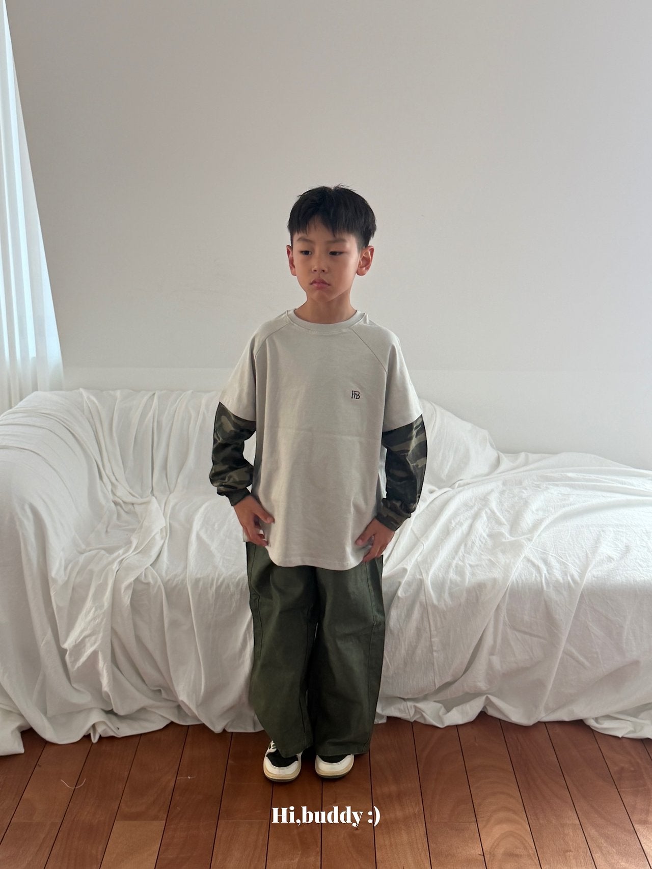 《予約》Double Camo Tee / Hi,buddy