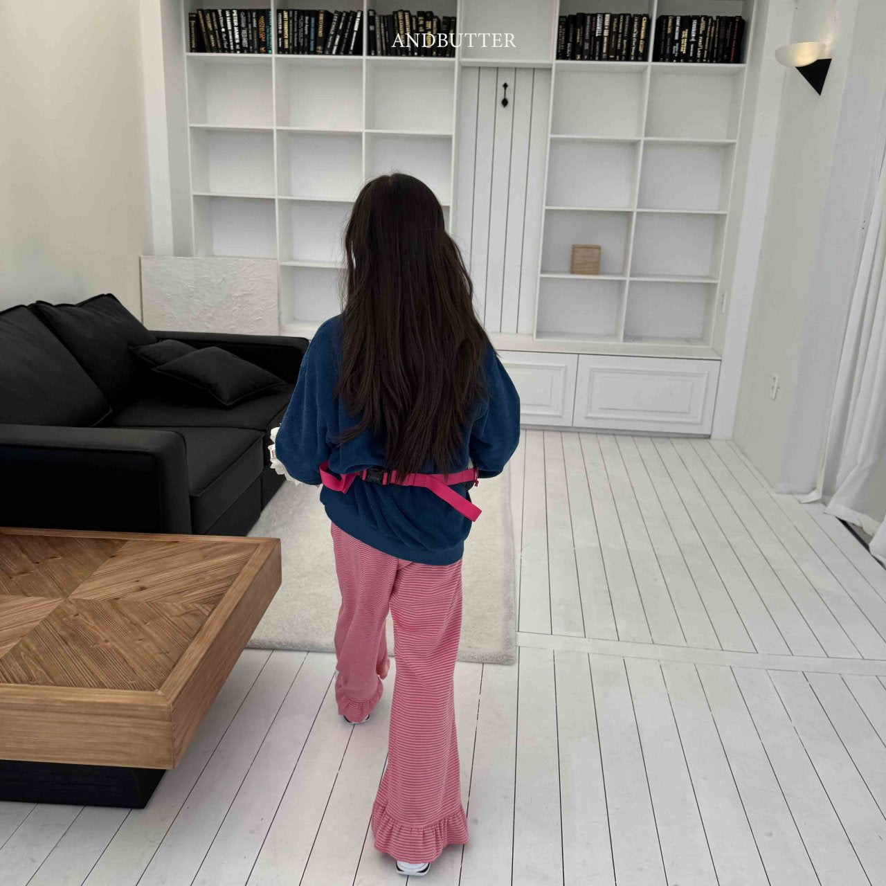 《予約》Frill Bootcut Pants / andbutter