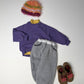 《予約》Button Raglan Sweat / ANDBUTTER