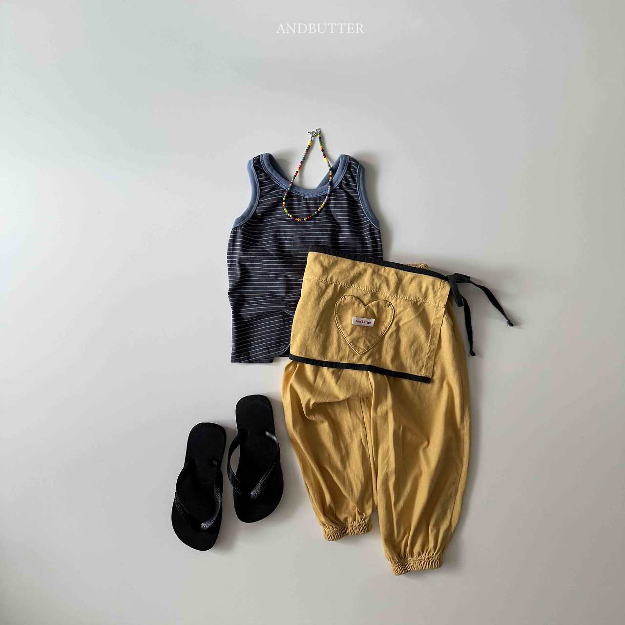 《予約》Apron Pants / andbutter