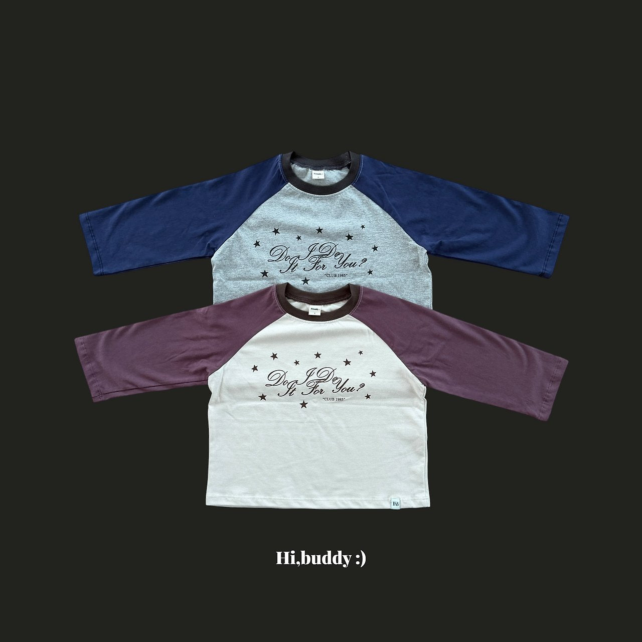《予約》Star Raglan Tee / Hi,buddy
