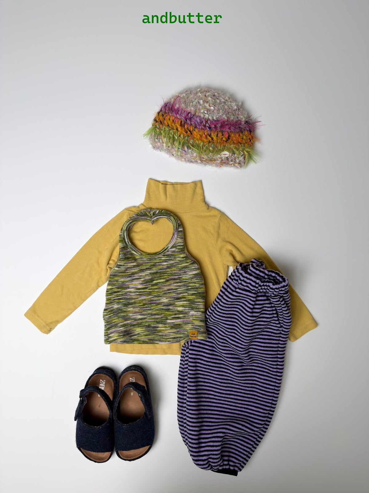 《予約》Grape Pants / ANDBUTTER