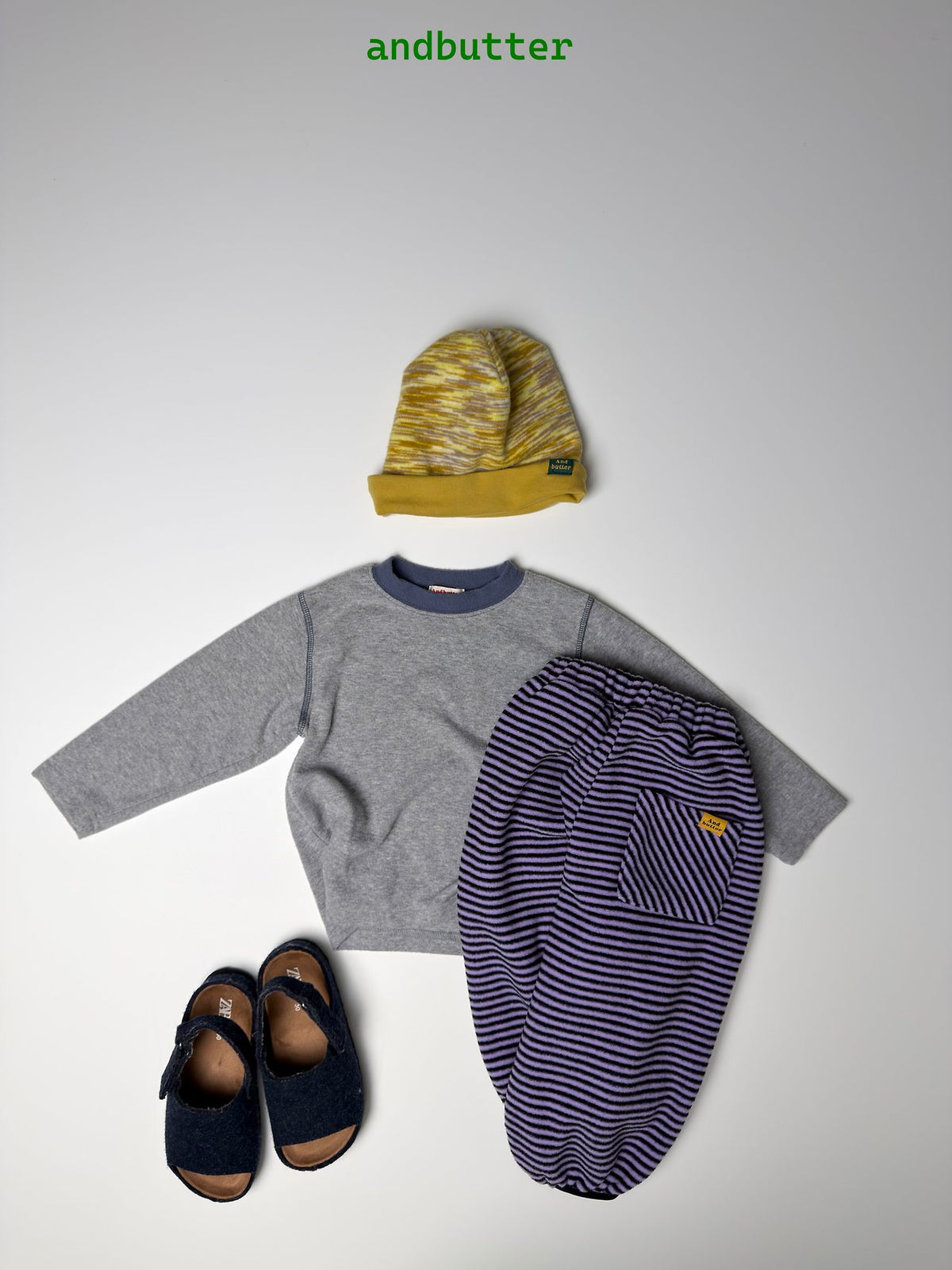 《予約》Grape Pants / ANDBUTTER