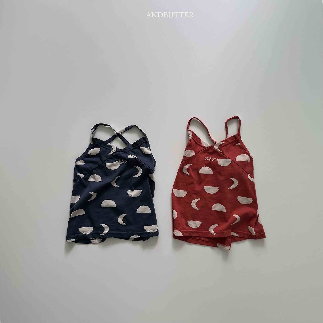 《予約》Moon Line Sleeveless / andbutter