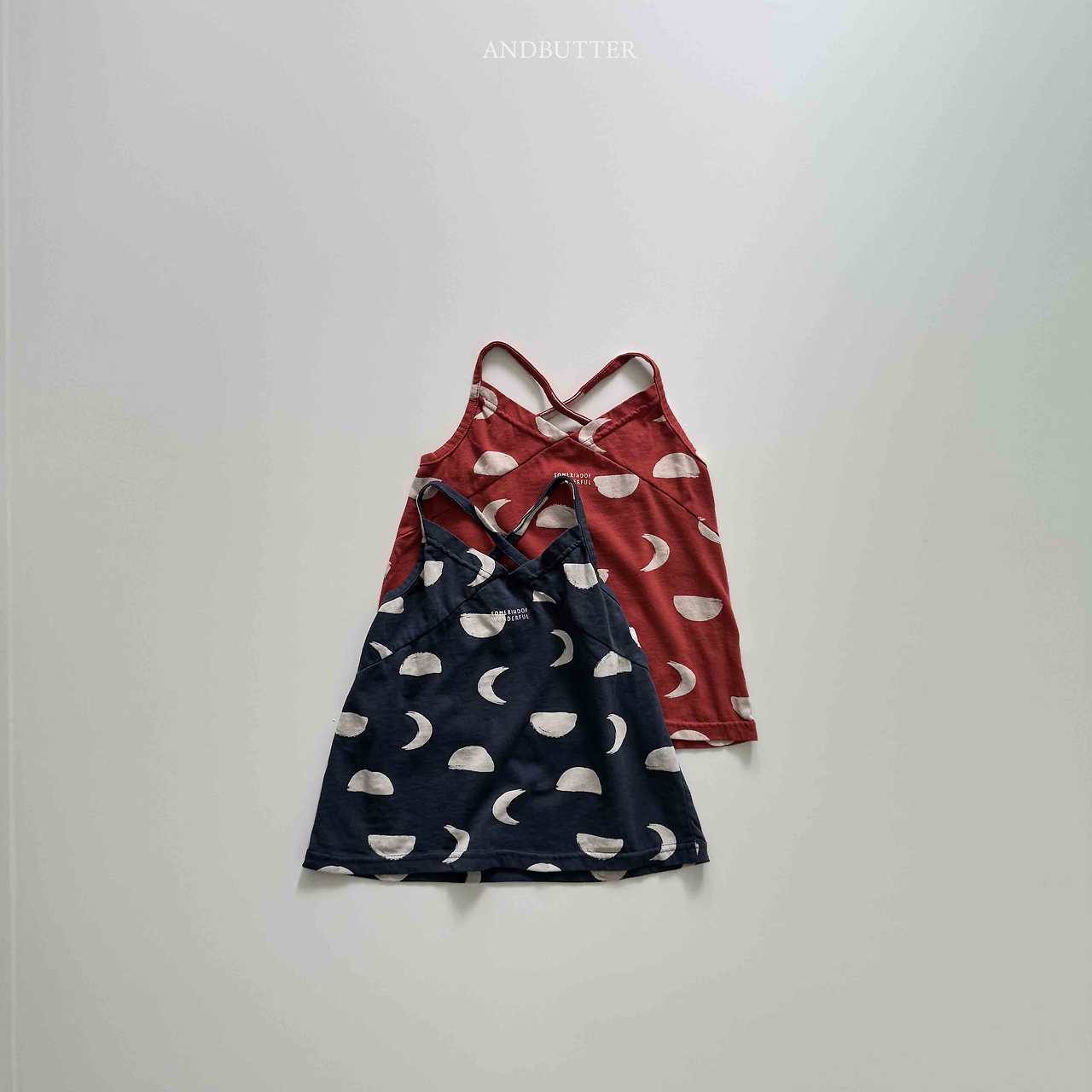 《予約》Moon Line Sleeveless / andbutter