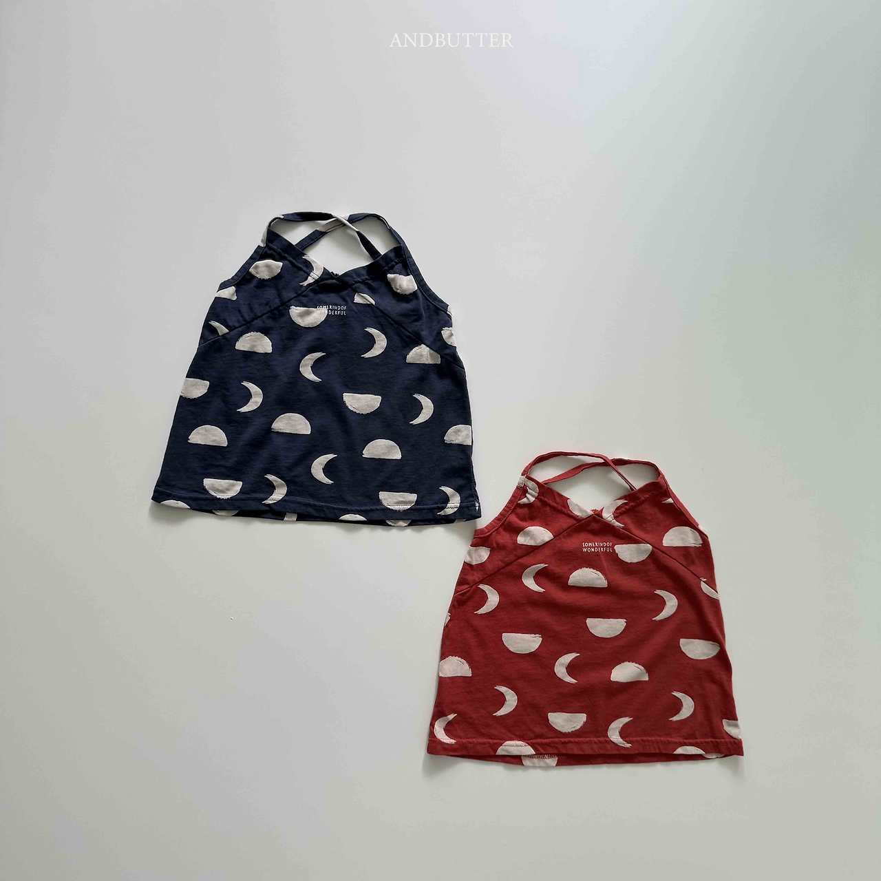 《予約》Moon Line Sleeveless / andbutter