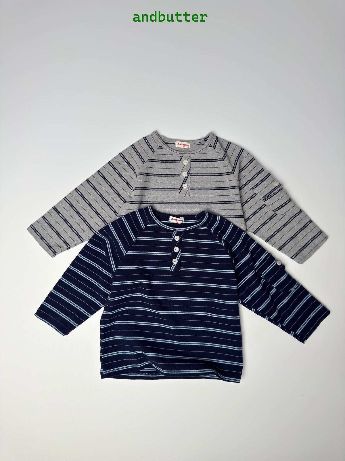 《予約》Flap Stripe Tee / ANDBUTTER