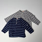 《予約》Flap Stripe Tee / ANDBUTTER