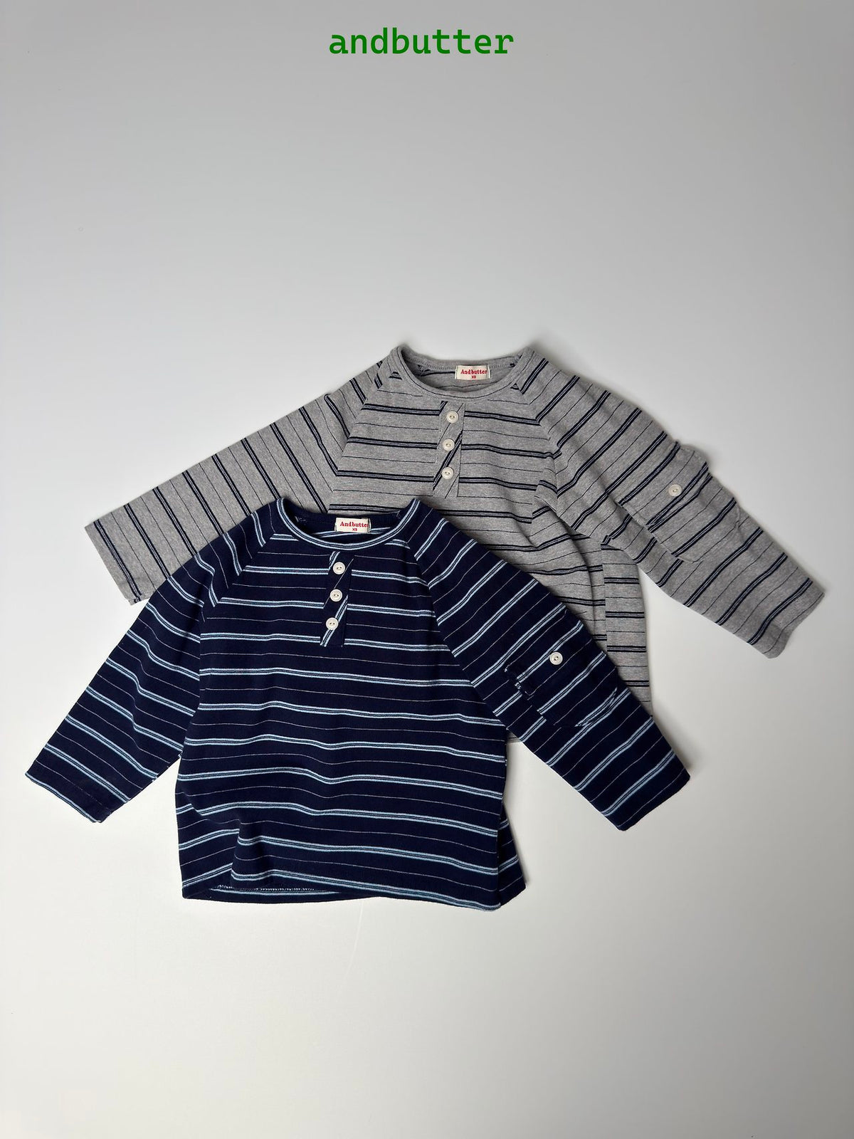 《予約》Flap Stripe Tee / ANDBUTTER