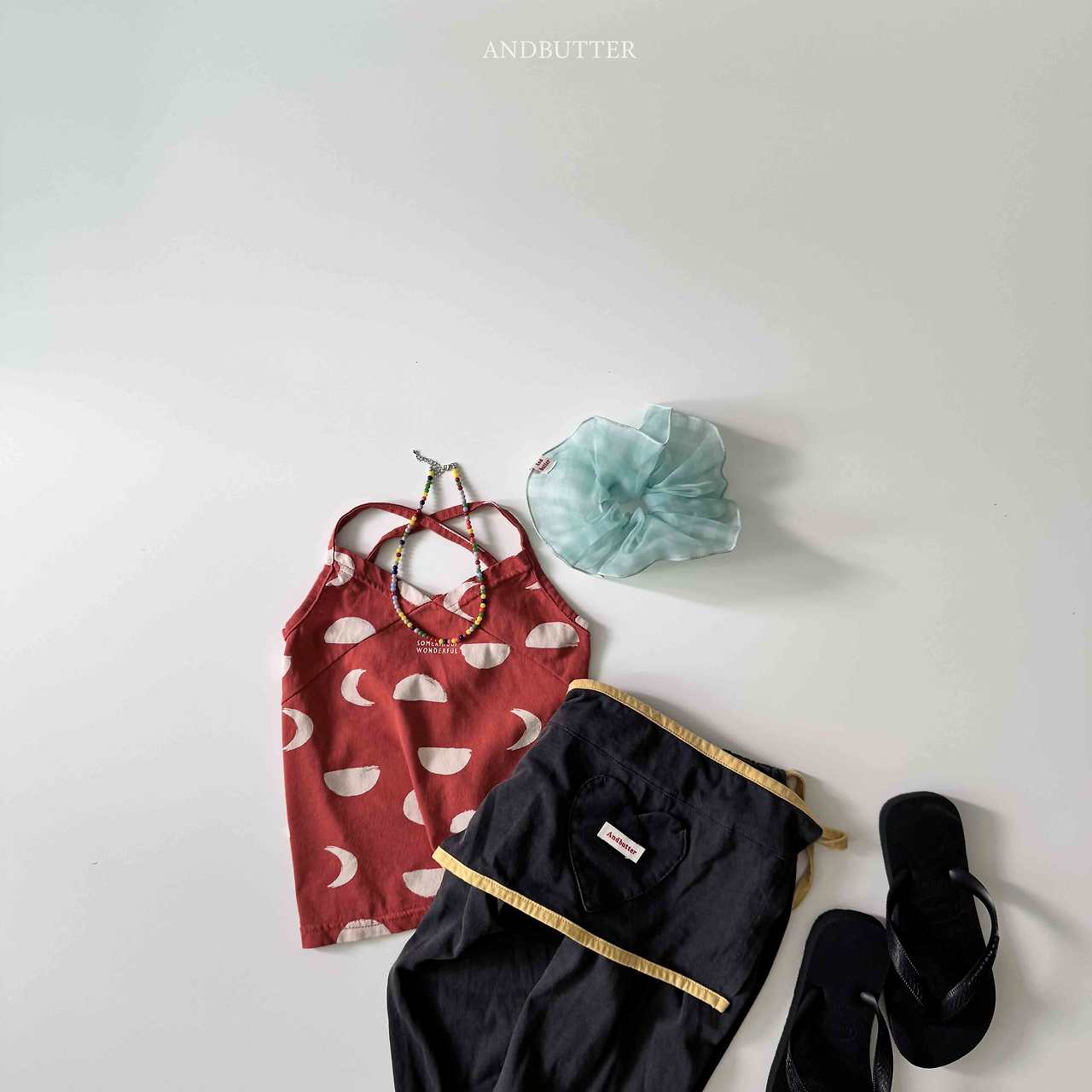 《予約》Moon Line Sleeveless / andbutter