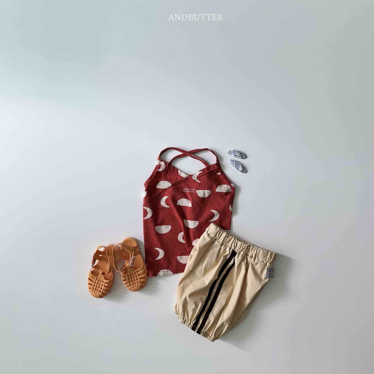 《予約》Moon Line Sleeveless / andbutter