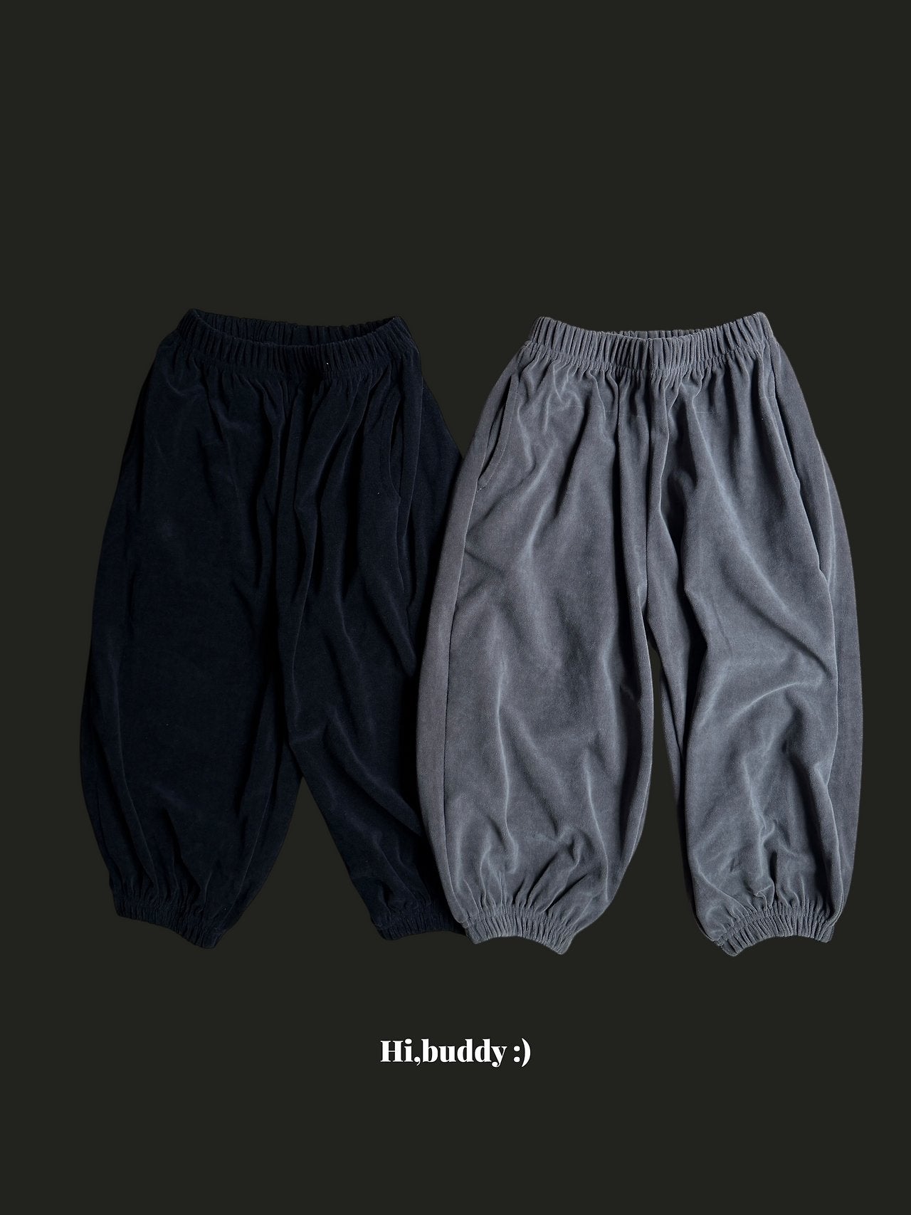 《予約》Velvet Jogger Pants / Hi,buddy